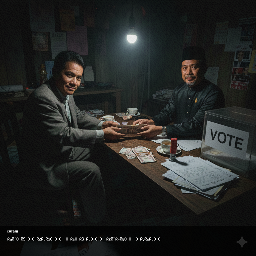 رشوة منداتڠكن لعنة الله سبحانه وتعالى